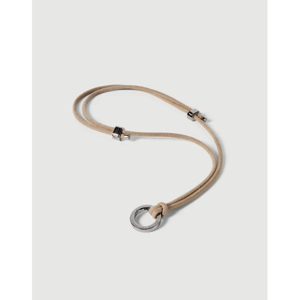 Brunello Cucinelli Glasses cord with monili in Beige, view 2 | Accessories | Coveti