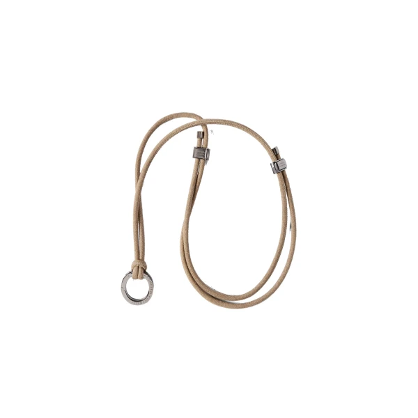Glasses cord with monili in Beige