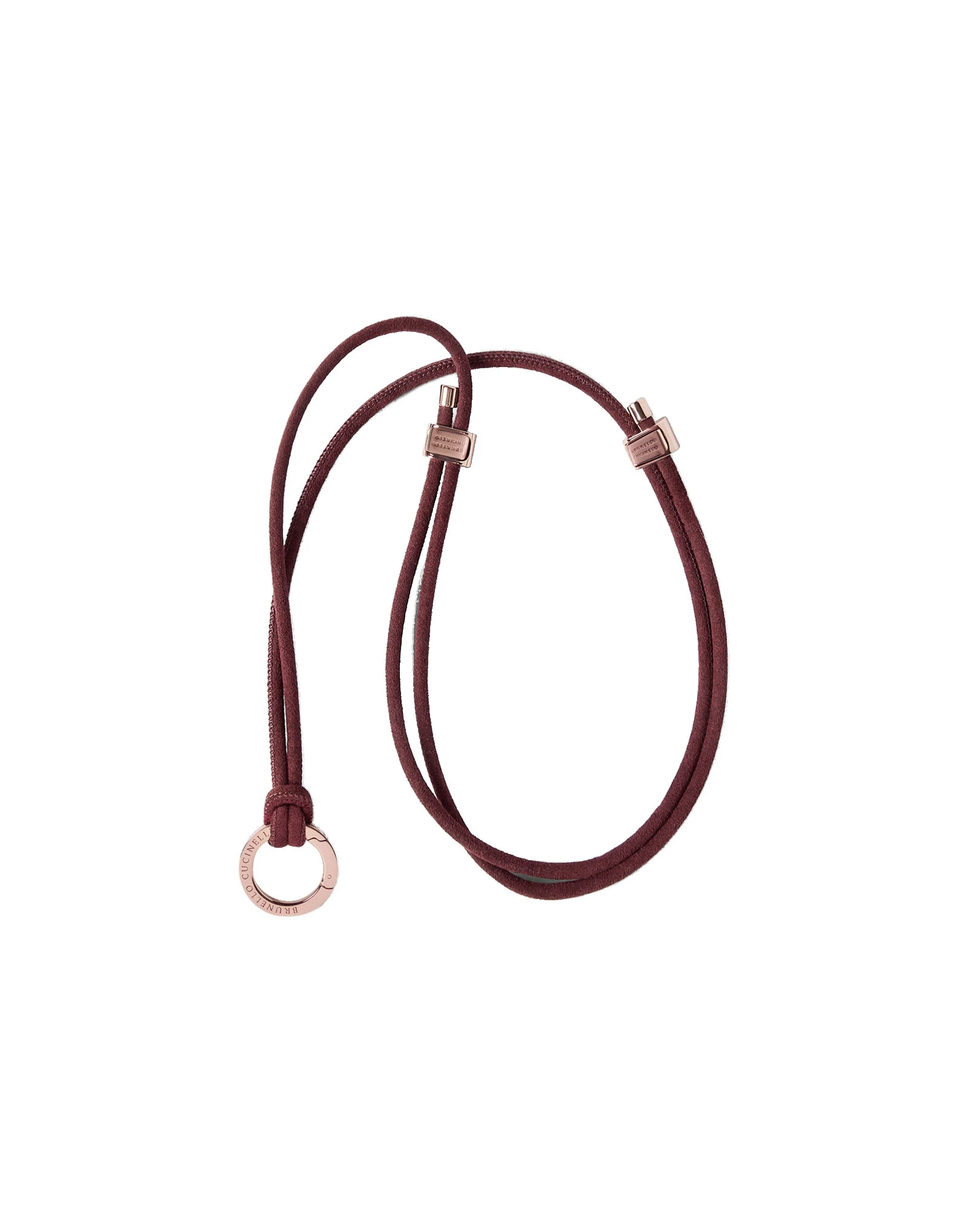 Brunello Cucinelli Glasses cord with monili in Burgundy Brunello Cucinelli Glasses cord with monili in Burgundy | Accessories | Coveti