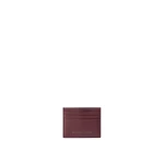 Brunello Cucinelli Grained calfskin card case in Amaranth | Wallets & Purses | Coveti