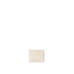 Brunello Cucinelli Grained calfskin card case in Ivory | Wallets & Purses | Coveti