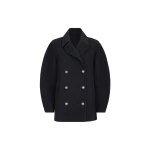 Brunello Cucinelli Hand-finished Caban jacket in Cobalt