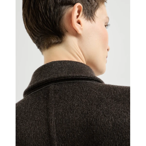Brunello Cucinelli Handcrafted coat in Brown