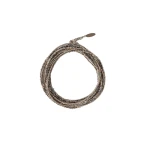 Brunello Cucinelli Hematite and Sterling Silver wrap bracelet in Silver | Bracelets | Coveti