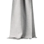 Brunello Cucinelli Hooded knit scarf in Light Grey | Scarves | Coveti