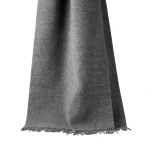 Brunello Cucinelli Hooded knit scarf in Medium Grey | Scarves | Coveti