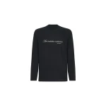 Brunello Cucinelli Jersey mock neck T-shirt in Navy Blue | T-shirts | Coveti