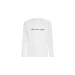 Brunello Cucinelli Jersey mock neck T-shirt in White | T-shirts | Coveti