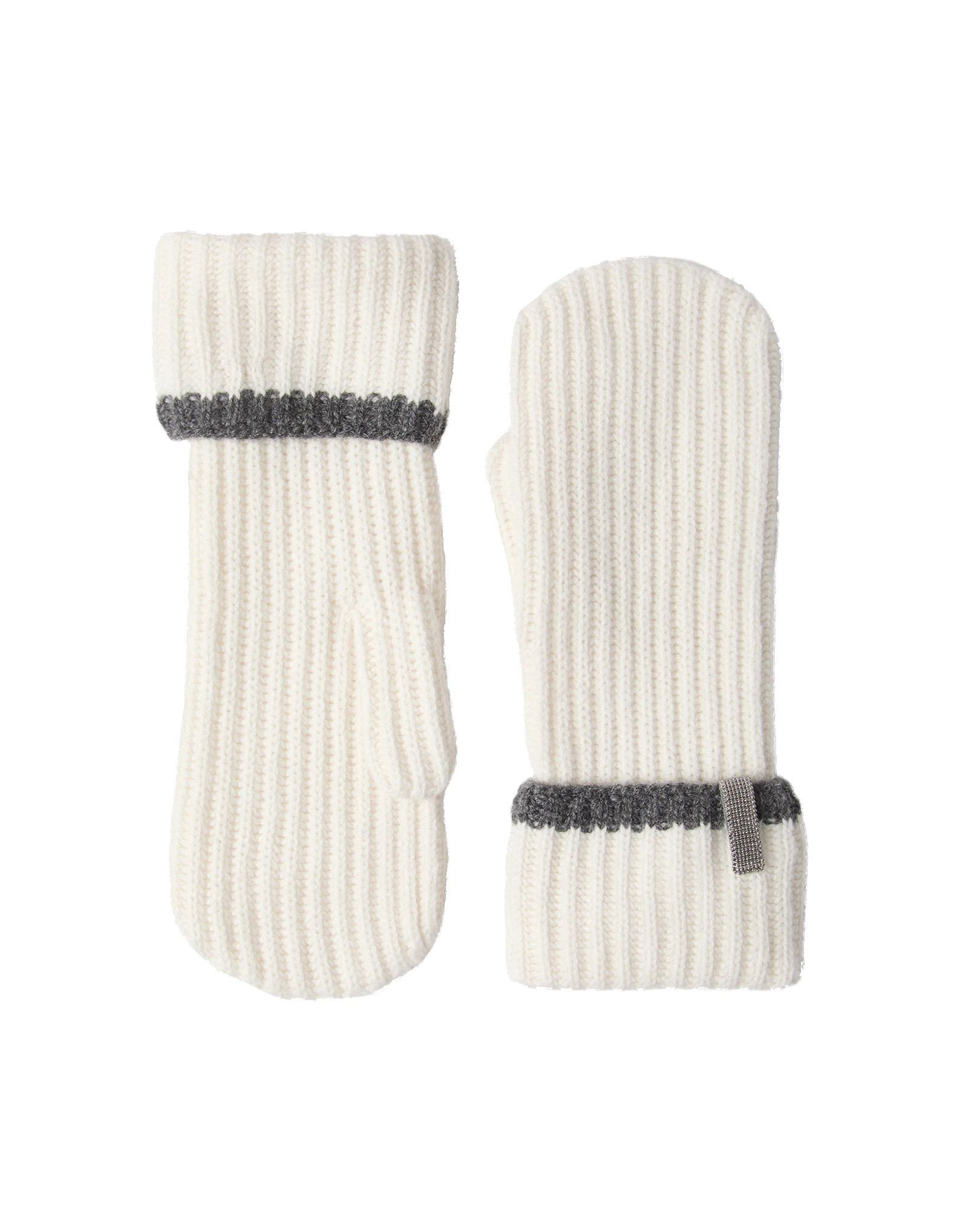 Brunello Cucinelli Knit mittens with monili in Panama Brunello Cucinelli Knit mittens with monili in Panama | Gloves | Coveti