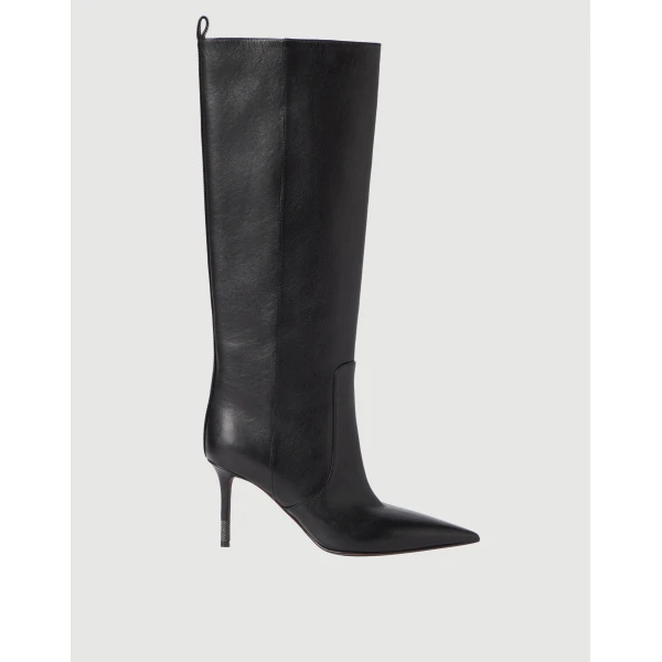 Brunello Cucinelli Leather boots in Black, view 6 | Boots | Coveti