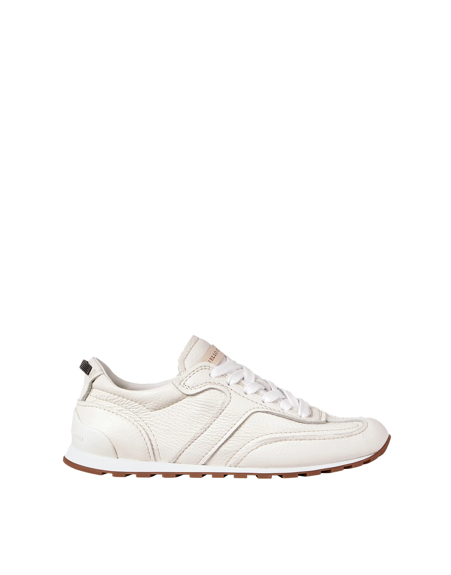 Brunello Cucinelli Leather runners in Butter | Buy Sneakers at Coveti Brunello Cucinelli Leather runners in Butter