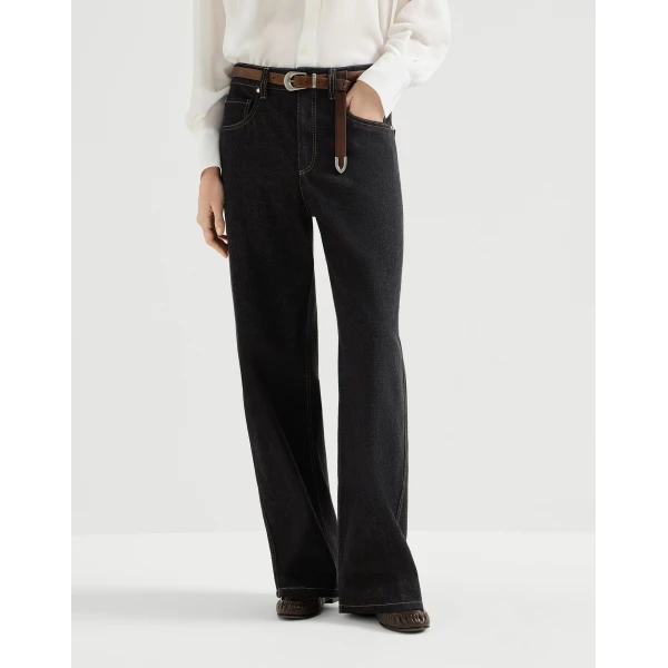 Loose Barrel trousers in Black - Image 2