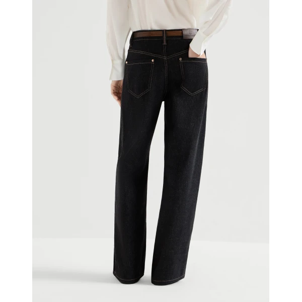 Loose Barrel trousers in Black - Image 3