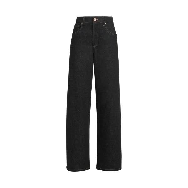 Loose Barrel trousers in Black