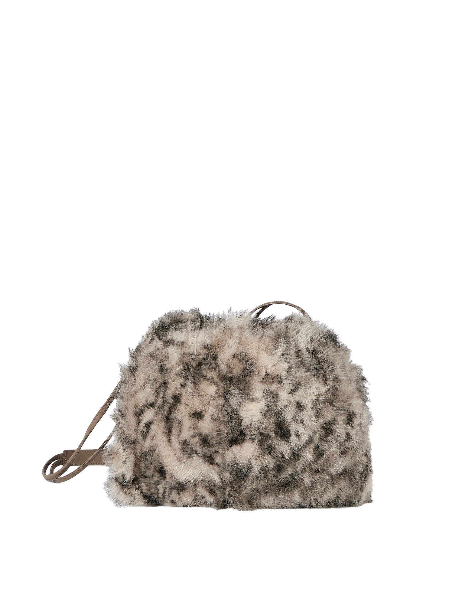 Brunello Cucinelli Lynx-effect pouch bag in Beige | Buy Clutch Bags at Coveti Brunello Cucinelli Lynx-effect pouch bag in Beige