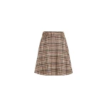 Brunello Cucinelli Mini circle skirt in Light Brown