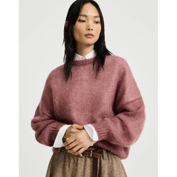 Mohair sweater in Purple - Image 5