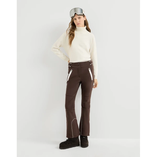 Brunello Cucinelli Mountain trousers in Brown, view 5 | Pants | Coveti