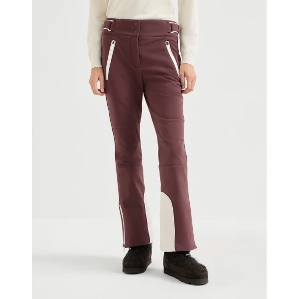 Brunello Cucinelli Mountain trousers in Cherry, view 2 | Pants | Coveti