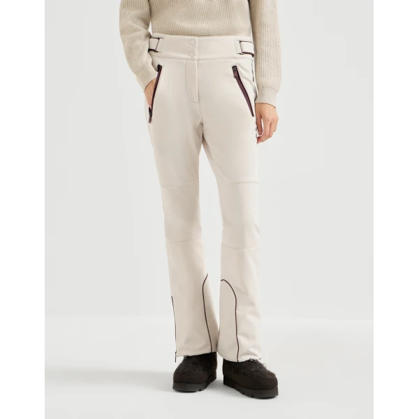 Brunello Cucinelli Mountain trousers in Panama, view 2 | Pants | Coveti