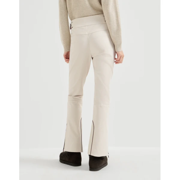 Brunello Cucinelli Mountain trousers in Panama, view 3 | Pants | Coveti