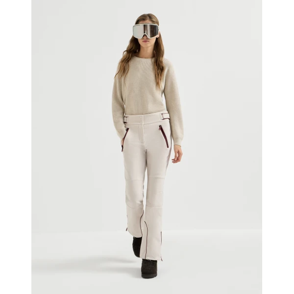 Brunello Cucinelli Mountain trousers in Panama, view 5 | Pants | Coveti