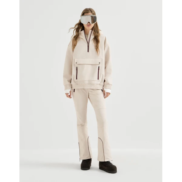 Brunello Cucinelli Mountain trousers in Panama, view 6 | Pants | Coveti