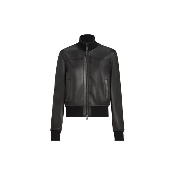 Nappa leather jacket in Black