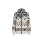 Brunello Cucinelli Nordic heritage cardigan in Pearl | Cardigan | Coveti