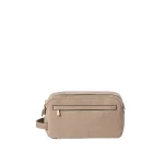 Brunello Cucinelli Nubuck beauty case in Brown | Cases | Coveti