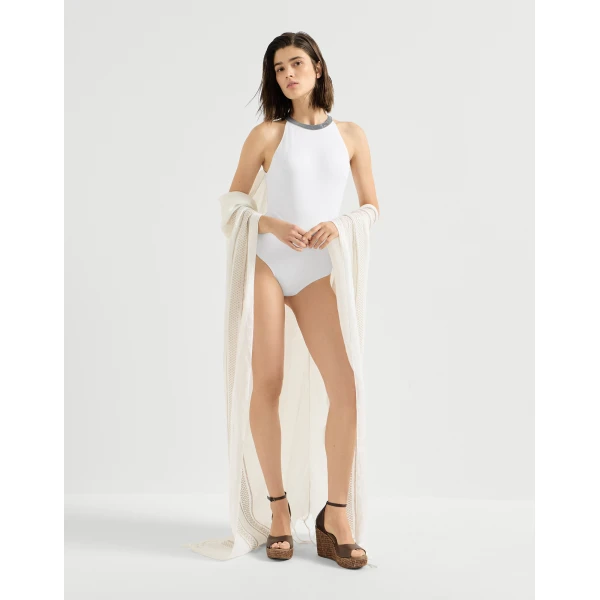 One-piece swimsuit in White - Image 5