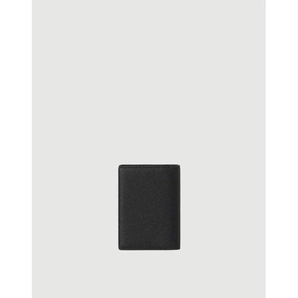 Brunello Cucinelli Passport case in Black, view 2 | Wallets & Purses | Coveti
