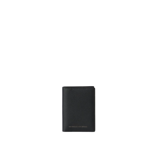 Brunello Cucinelli Passport case in Black | Wallets & Purses | Coveti