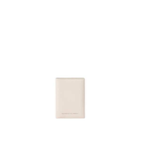 Brunello Cucinelli Passport case in Ivory | Wallets & Purses | Coveti