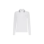 Brunello Cucinelli Piqué polo shirt with logo in White