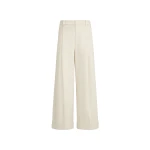 Brunello Cucinelli Pleated A-line trousers in Milk
