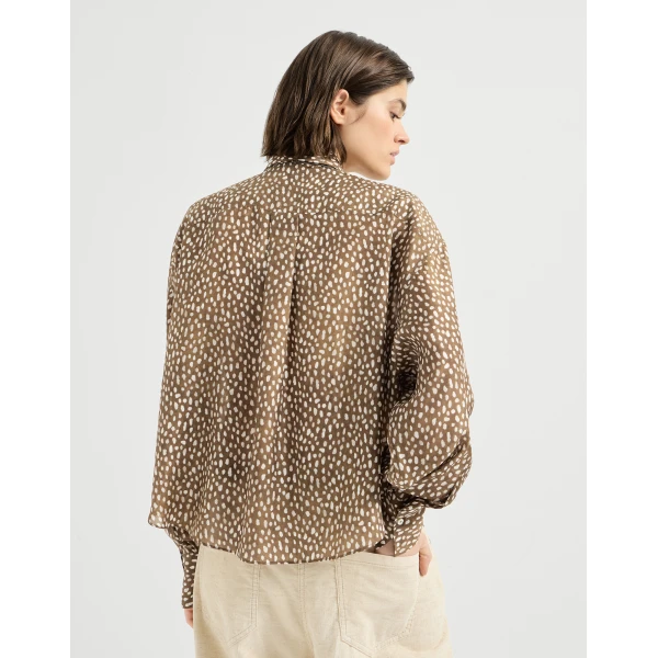 Pongee shirt in Dattero - Image 3