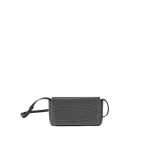Brunello Cucinelli Precious flap bag in grained leather in Black