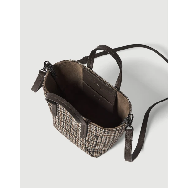 Prince of Wales BC Duo mini bag in Brown - Image 5