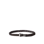 Brunello Cucinelli Reversed calfskin belt in Anthracite | Belts | Coveti
