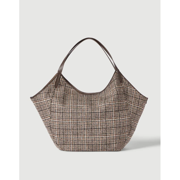 Reversible Duo shopper in suede in Brown - Image 2
