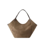 Brunello Cucinelli Reversible Duo shopper in suede in Brown