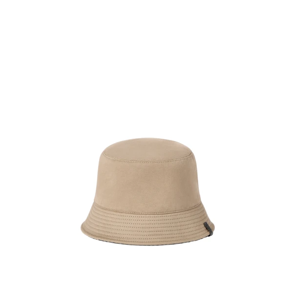 Brunello Cucinelli Reversible bucket hat in Beige | Hats | Coveti