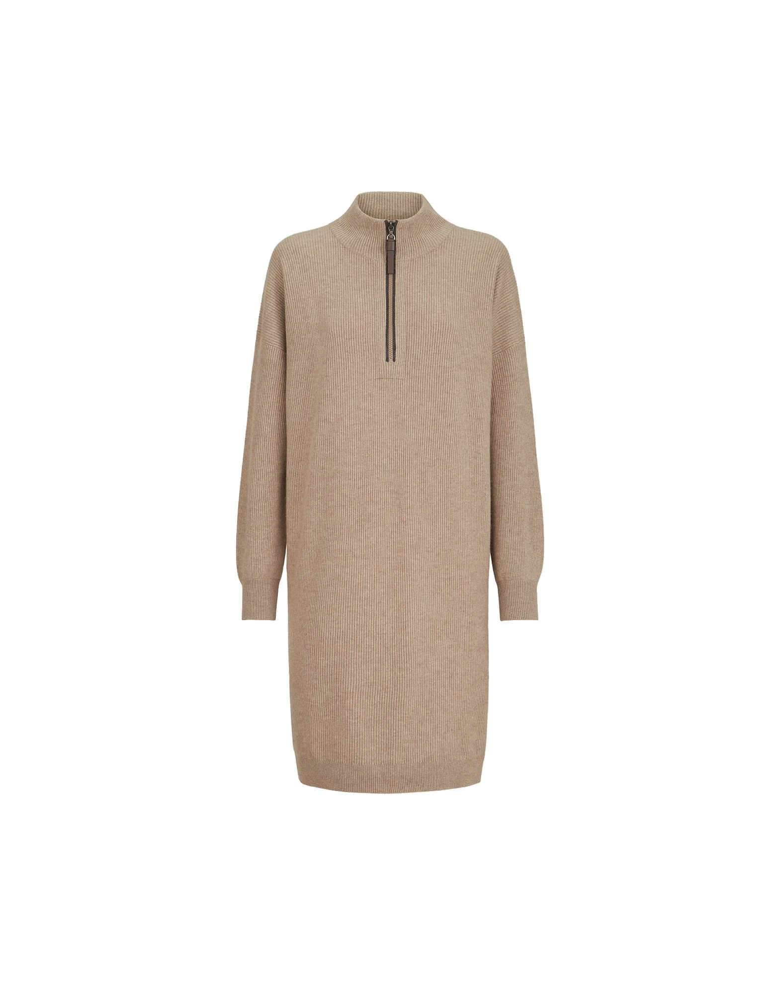 Brunello Cucinelli Rib knit dress in Beige Brunello Cucinelli