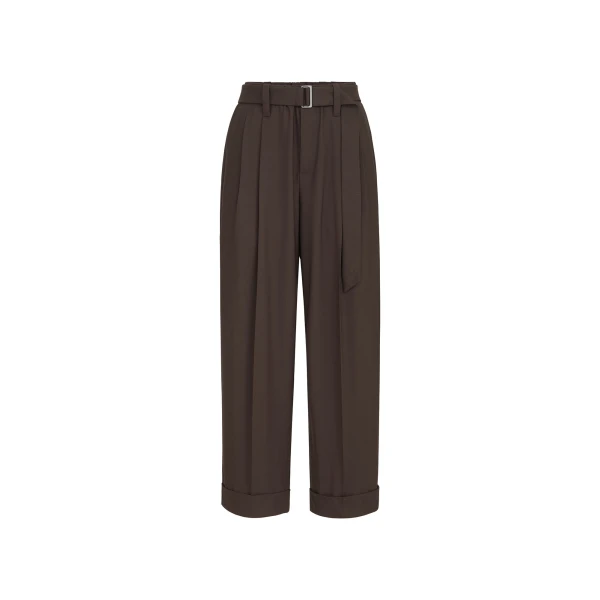 Sartorial Baggy trousers in Coffee