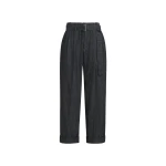 Brunello Cucinelli Sartorial Loose trousers in Dark Denim | Denim | Coveti