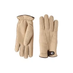 Brunello Cucinelli Shearling gloves in Sand | Gloves | Coveti