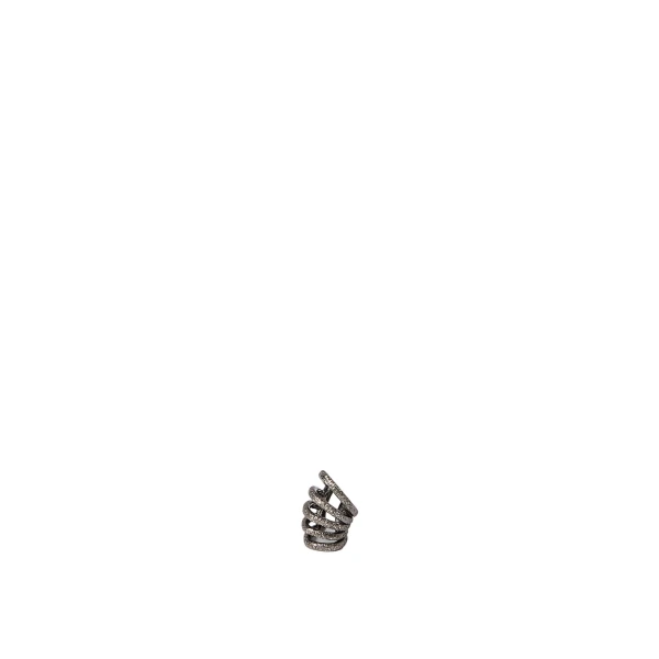 Shimmer Ear Cuff earrings in Lignite Grey