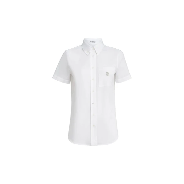 Short sleeve shirt in White