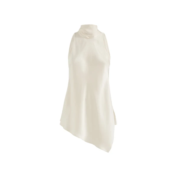 Silk satin top in Panama